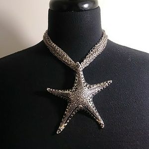 Costume jewelry necklace starfish